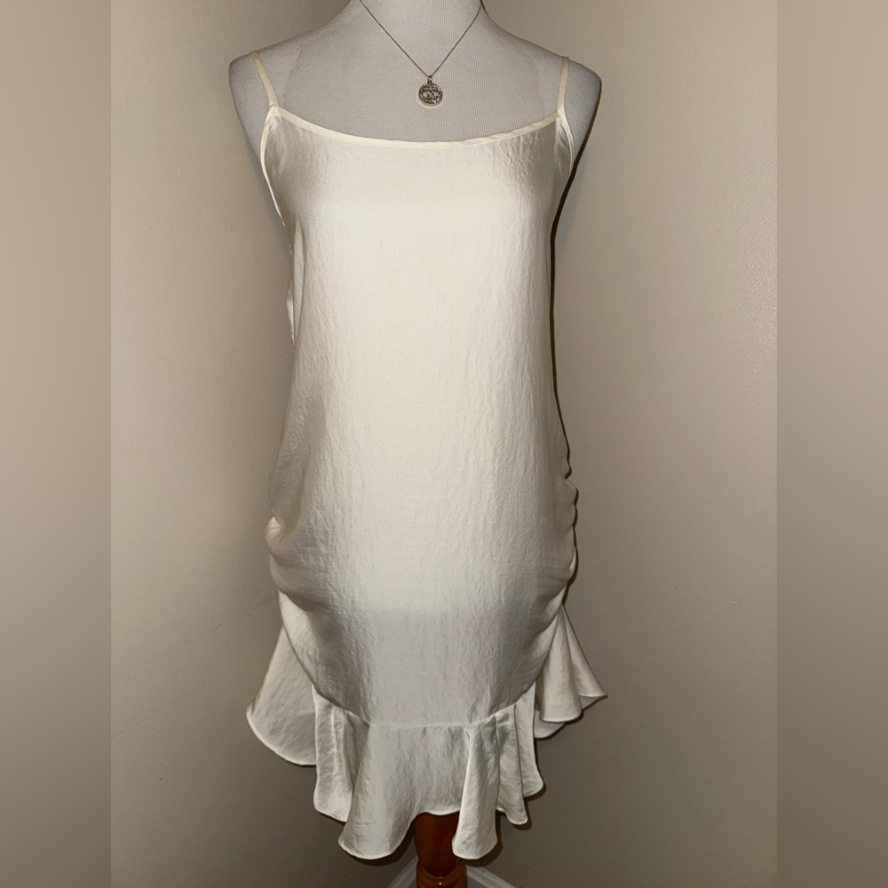 Needle & Thread Cream Midi Slip Dress,Size-8